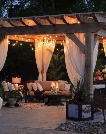 Een overkapping gezellig inrichten doe je zo!