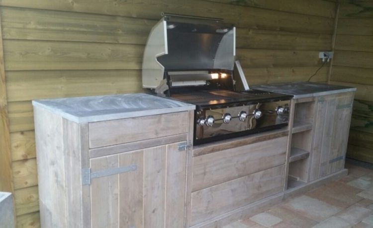 steigerhout keuken